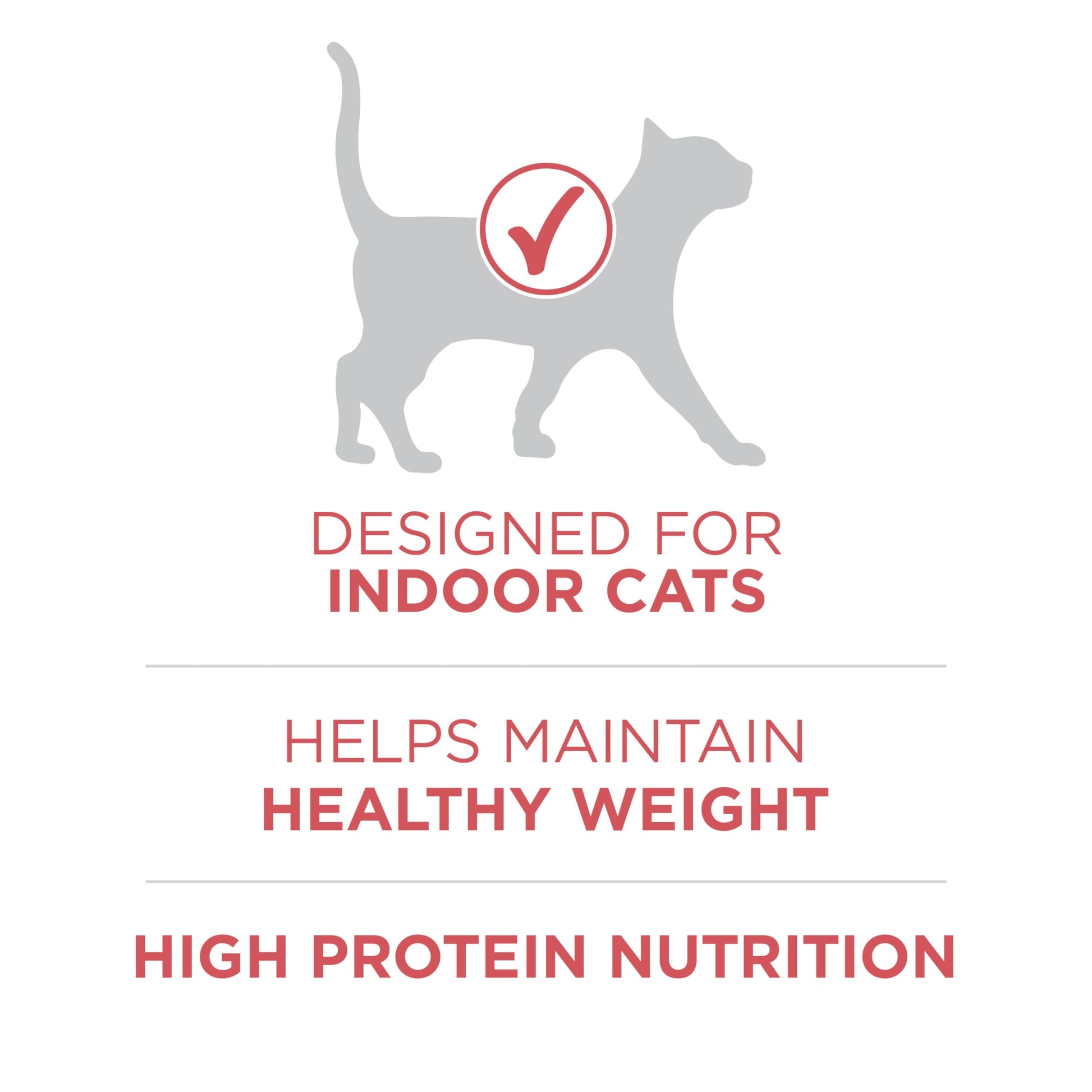 Purina ONE +Plus Dry Cat Food, Indoor Advantage Salmon - 3 kg Bag