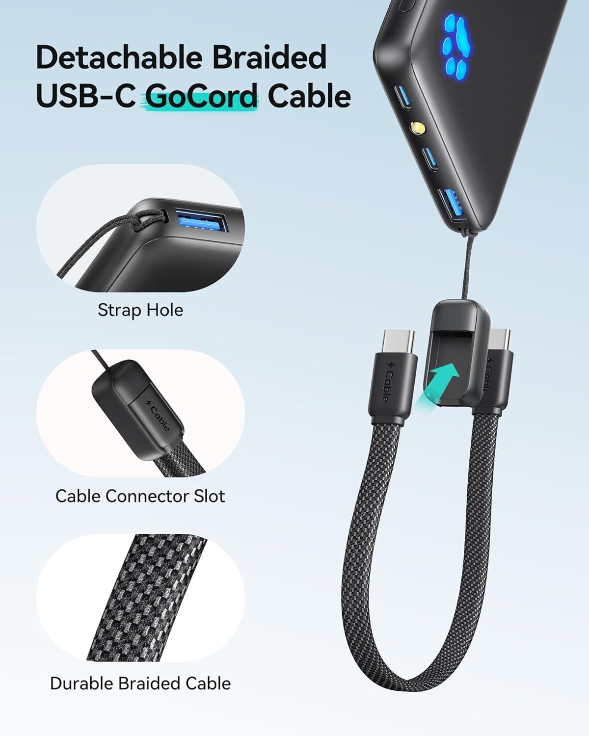 INIU 45W Fast Charging Power Bank, Smaller 10000mAh Travel Portable Charger