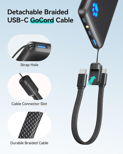 INIU 45W Fast Charging Power Bank, Smaller 10000mAh Travel Portable Charger