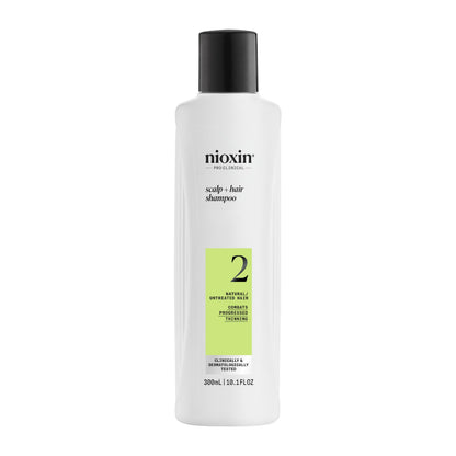 Nioxin Scalp + Hair Thickening System 2 Shampoo, For Natural Hair with Progressed Thinning, 10.1 fl oz (Packaging May Vary) 🍁 All In One Marketplace Canada
