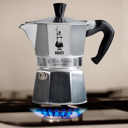 Bialetti Moka Express 1-Cup (2 Oz - 60 Ml) Aluminum Stovetop Espresso Maker, Silver 🍁 All In One Marketplace Canada