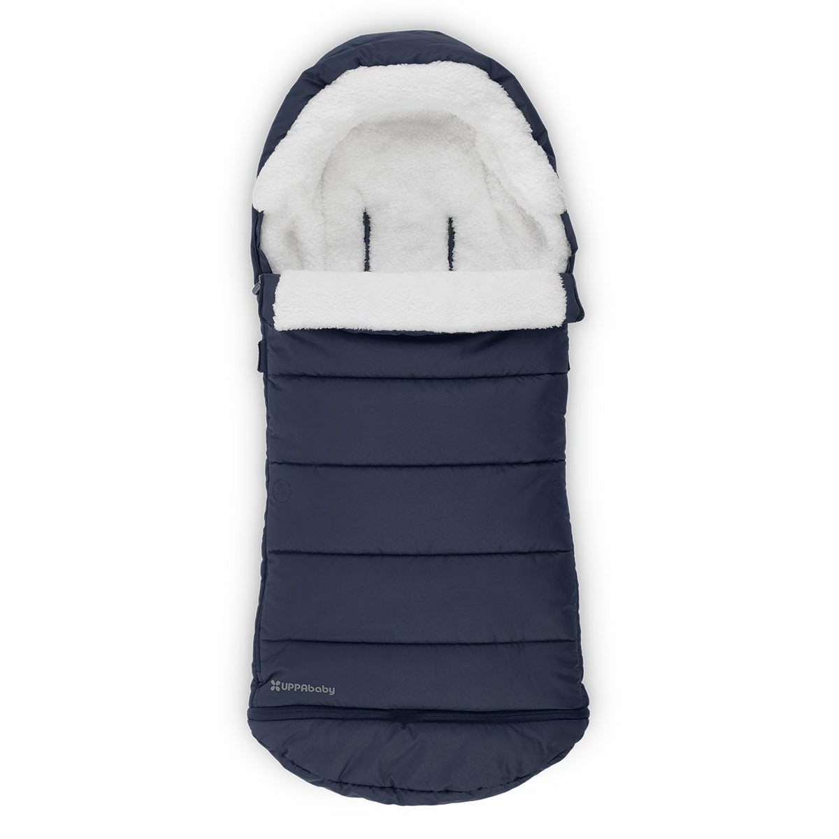 UPPAbaby CozyGanoosh Footmuff - Easily Attaches to UPPAbaby Strollers + RumbleSeat - Ultra-Plush, Weather-Proof - Winter Stroller Cover - Noa (Navy) 🍁 All In One Marketplace Canada
