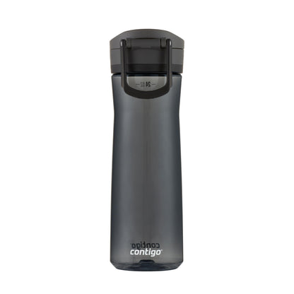 Contigo Jackson 2.0 Tritan Water Bottle with Leak-Proof AUTOPOP Locking Lid, BPA-Free Plastic, Dishwasher Safe, Licorice, 24 oz (709 mL)