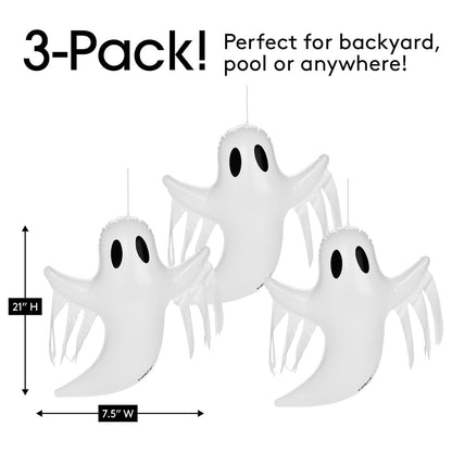 Décorations d'Halloween fantômes suspendus FUNBOY, décor extérieur, lot de 3