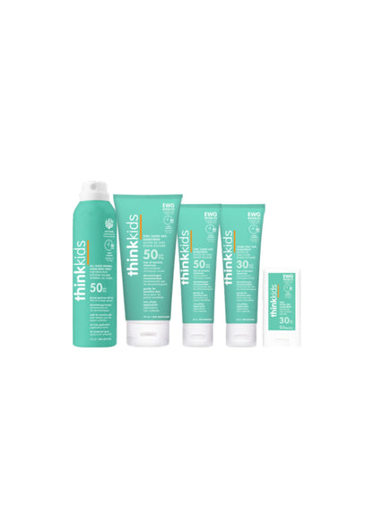 Thinksport Kids Sunscreen Spray, SPF 50 All Sheer Mineral Sunscreen, 6 Fl Oz, Clear Water Resistant Baby & Toddler Sun Screen, Natural Zinc Oxide Sun Protection - Available at All In One Marketplace Canada