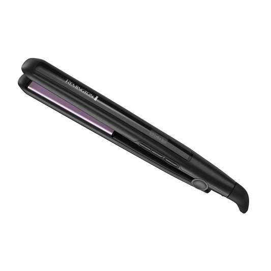 Remington 1" Anti-Static Flat Iron with Floating Ceramic Plates and Digital Controls, Hair Straightener, Purple, S5500 - Available at All In One Marketplace Canada