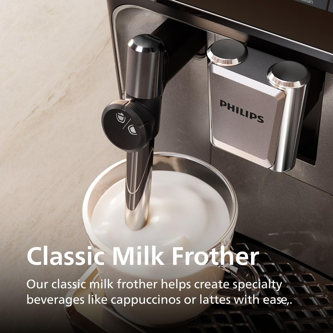 Philips 3300 Series Fully Automatic Espresso Machine with Milk Frother