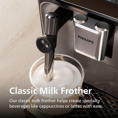 Philips 3300 Series Fully Automatic Espresso Machine with Milk Frother