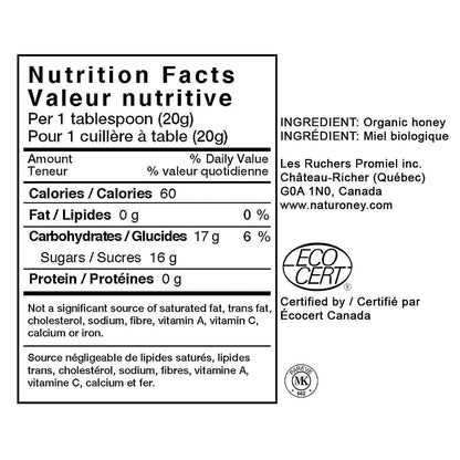 Naturenoy Organic Honey - 1kg Liquid (35.3oz)