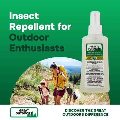 Great Outdoors Insect Repellent 30% DEET Pump Spray, 150mL Great Outdoors