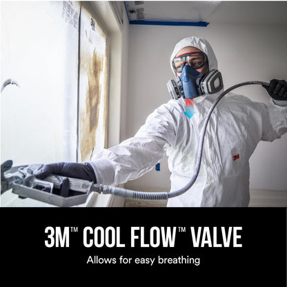 3M Pro Half Facepiece Reusable Respirator All-in-One Kit, Paint Protection - Advanced Comfort, M (1 Mask, 1-pair Cartridges, 2-pair Filters and 1-pair Retainers) 3M