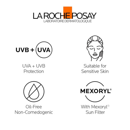 La Roche-Posay Anthelios Ultra Fluid Body Sunscreen Broad Spectrum SPF 50+, Reef Safe, Non-Greasy Matte Finish, 80 Min Water & Sweat Resistant, Fragrance Free, Dermatologist Recommended, 125ML