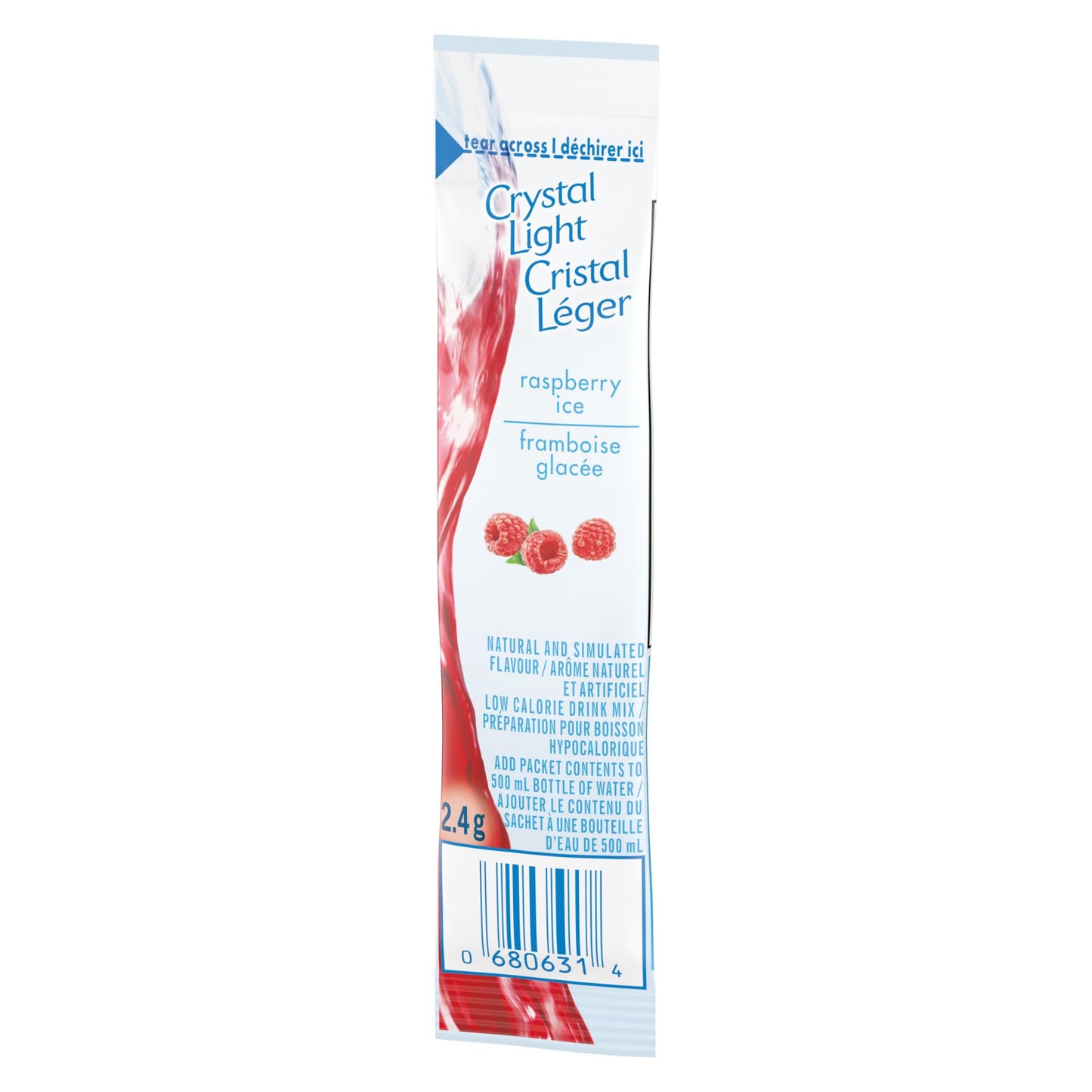 Crystal Light Raspberry Ice Powdered Drink Mix - 12 Boxes (120 Packets)