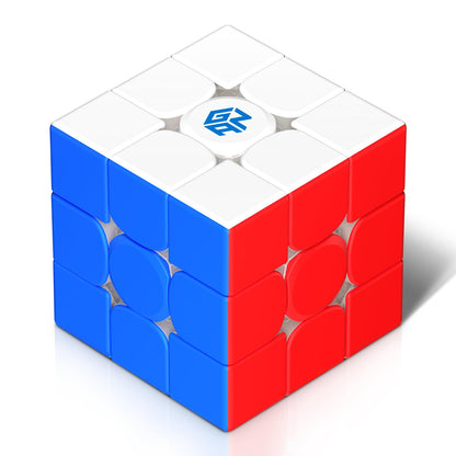 GAN 356 R S 2, 3x3 Speed Cube Stickerless Puzzle Practice Solving Wing-Shaped Core 2.0 Tension Adjustable, Kids Beginners Travel Games Holiday Birthday Gifts (Non-Magnetic Version) 🍁 All In One Marketplace Canada