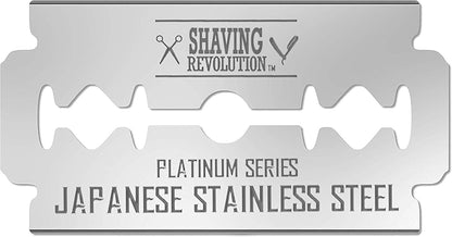 Viking Revolution 50x Safety Razor Blades Men - Platinum Japanese Stainless Steel Double Edge Razor Blade For A Smooth, Precise And Clean Shave - Razor Blades Double Edge - Safety Razor Blade - Available at All In One Marketplace Canada
