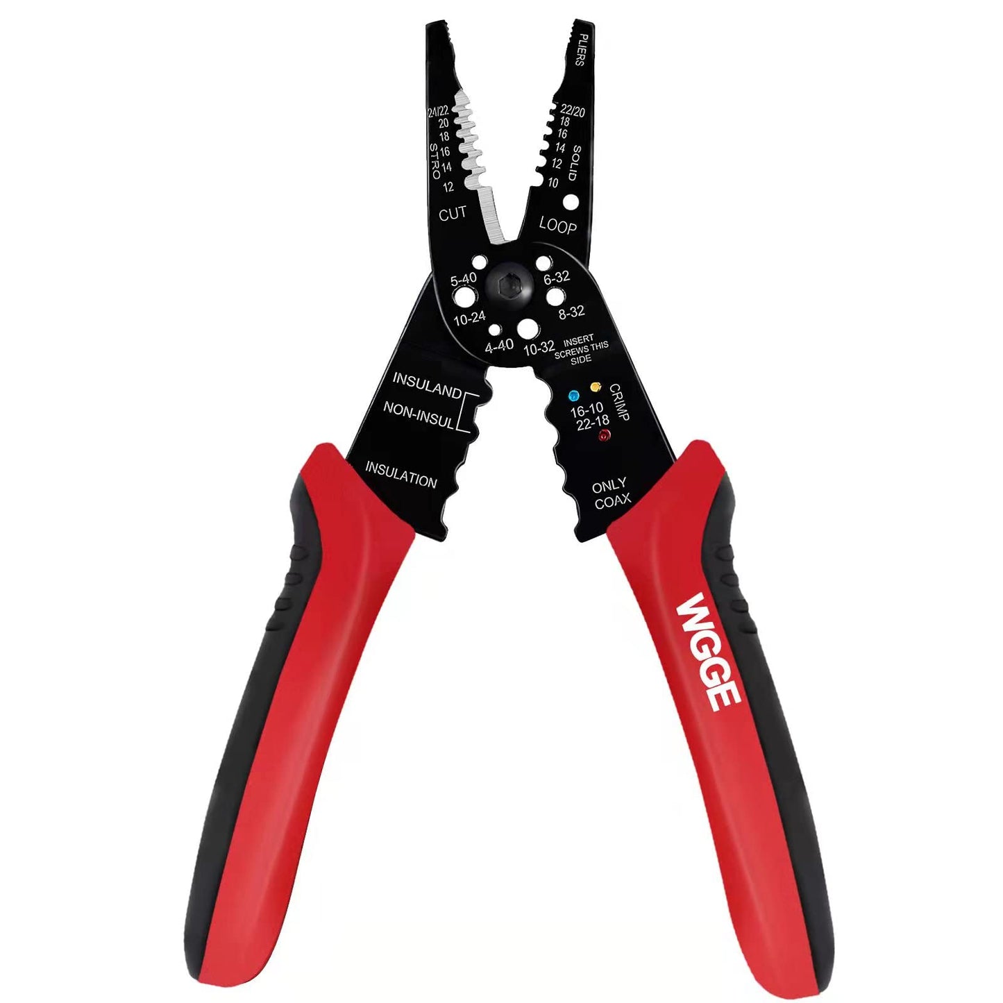 WGGE WG-015 Professional 8-inch Wire Stripper/Wire Crimping Tool, Wire Cutter, Wire Crimper, Cable Stripper, Wiring Tools and Multi-Function Hand Tool(ONLY Sold by W&G Global Electronics INC) - Available at All In One Marketplace Canada