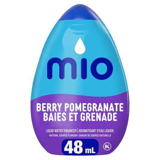 mio Berry Pomegranate Liquid Water Enhancer, 48 mL Bottle (Pack of 12)