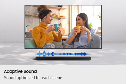 Samsung Sound Bar HW-B750F/ZC, 5.1 Channel, Subwoofer, 400 watts, Surround Sound, Q-Symphony, Dolby Digital, DTS Virtual:X, Bass Boost, Adaptive Sound, Bluetooth, HDMI ARC, Soundbar