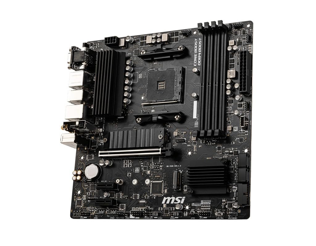 MSI B550M PRO-VDH WiFi ProSeries Motherboard (AMD AM4, DDR4, PCIe 4.0, SATA 6Gb/s, M.2, USB 3.2 Gen 1, AX Wi-Fi 6, D-SUB/HDMI/DP, Micro-ATX) 🍁 All In One Marketplace Canada