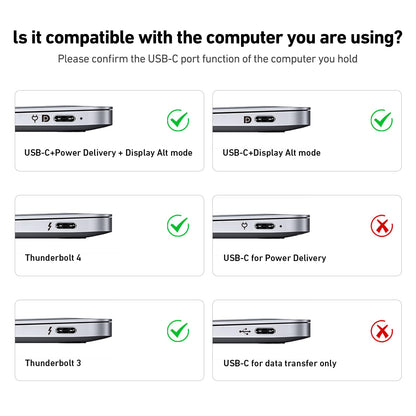BENFEI USB C to HDMI 6 Feet Cable [4K@60Hz, Aluminum Shell, Nylon Braided], Thunderbolt 3/4 Compatible with iPhone 15 Pro/Max, MacBook Pro/Air 2023, iPad Pro, Surface Book 2, Galaxy S23 and More - Available at All In One Marketplace Canada