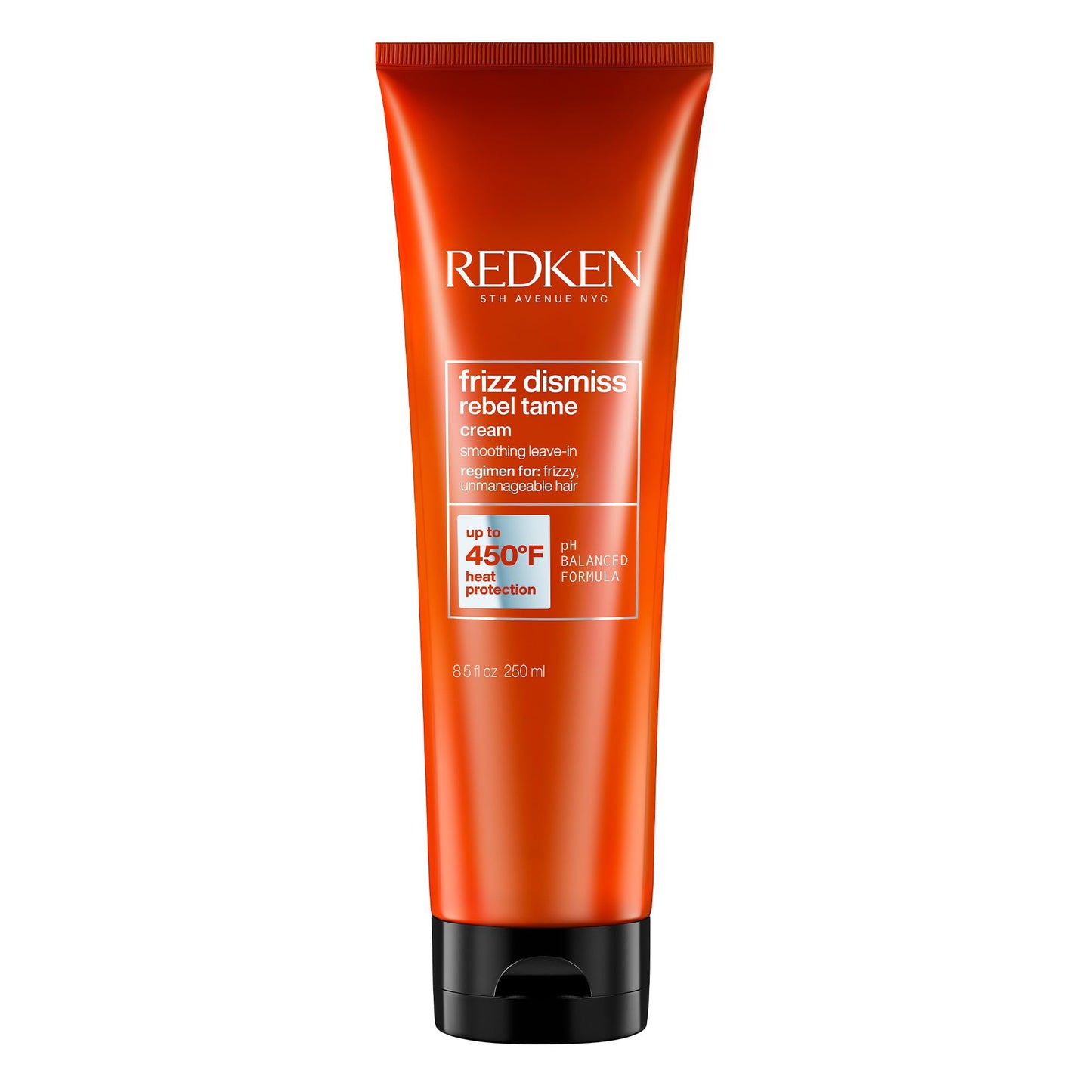 Redken Frizz Dismiss Rebel Tame Leave-In Cream, Anti-Frizz & Heat Protectant Smoothing Cream for Coarse, Frizzy Hair, 250ml - Available at All In One Marketplace Canada