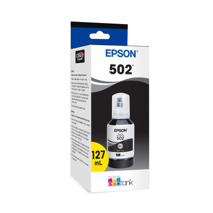 Epson 502 Genuine Pigment Black EcoTank Ink Refill Bottle T502120 🍁 All In One Marketplace Canada
