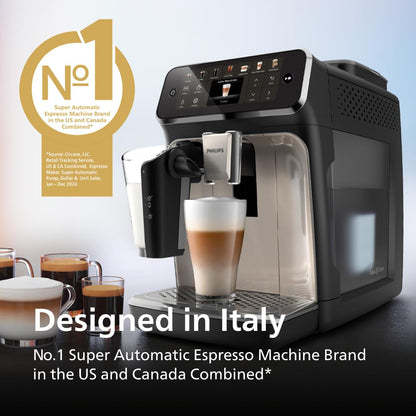 Philips 4400 Series Fully Automatic Espresso Machine, LatteGo Milk System