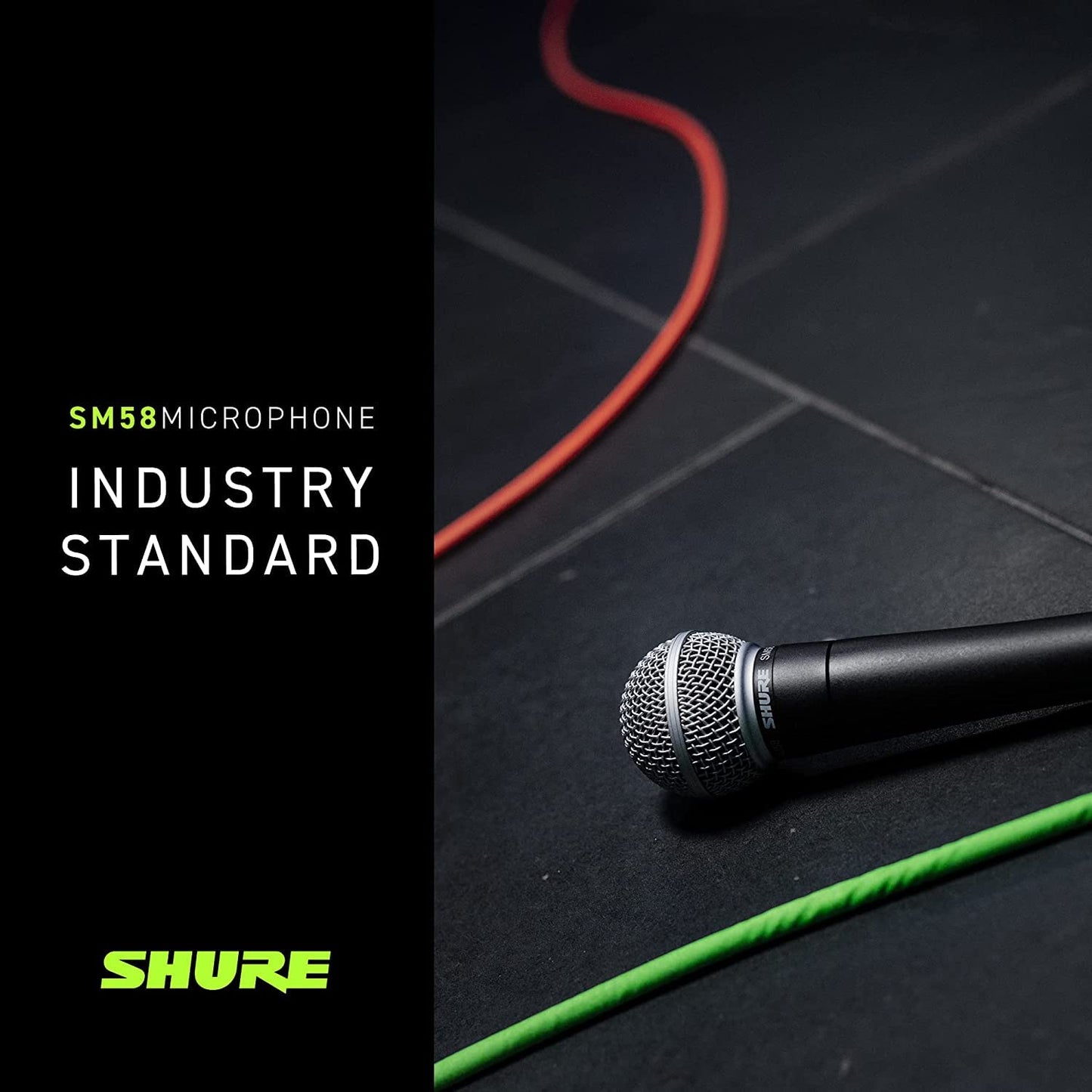 Shure SM58 Pro Dynamic Vocal Microphone with 25-ft XLR Cable