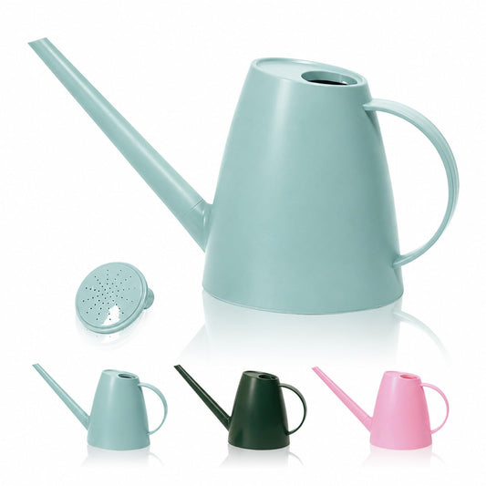 Bamworld Watering Can for Indoor Plants Long Spout Watering Cans for Garden Plants Indoor Outdoor Small Water Can for House Flower 1.8L 60oz 1/2 Gallon(Green)