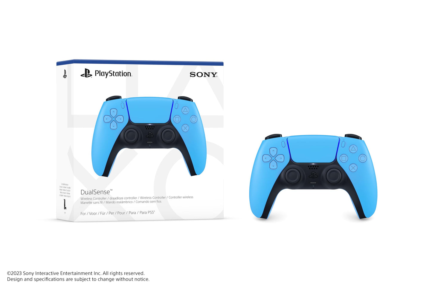 Manette sans fil DualSense – Bleu cosmique - Pour PS5, PC,, Mac et mobile