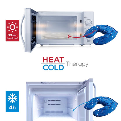 The Original Magic Bag Neck-to-Back Heating Compression, Hot/Cold Therapy for Neck Pain Relief, Awarded with the Family-Tested, Family-Approved Seal, Cordless, 48 x 31 cm (19” x 12”) - Available at All In One Marketplace Canada