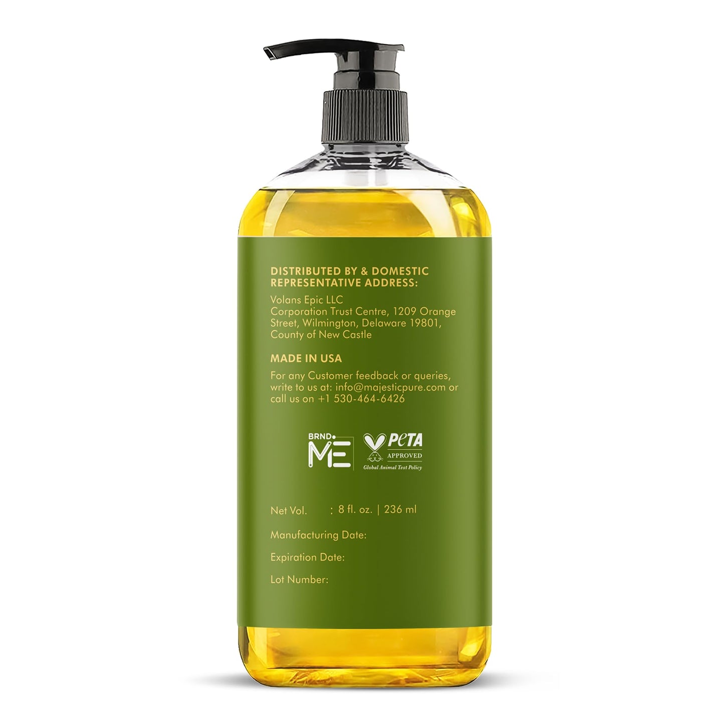 MAJESTIC PURE Arnica Massage Oil for Massage Therapy - with Lavender and Chamomile Essential Oils - Multipurpose Instant Absorption Full Body Massage - 8 fl. oz - Available at All In One Marketplace Canada