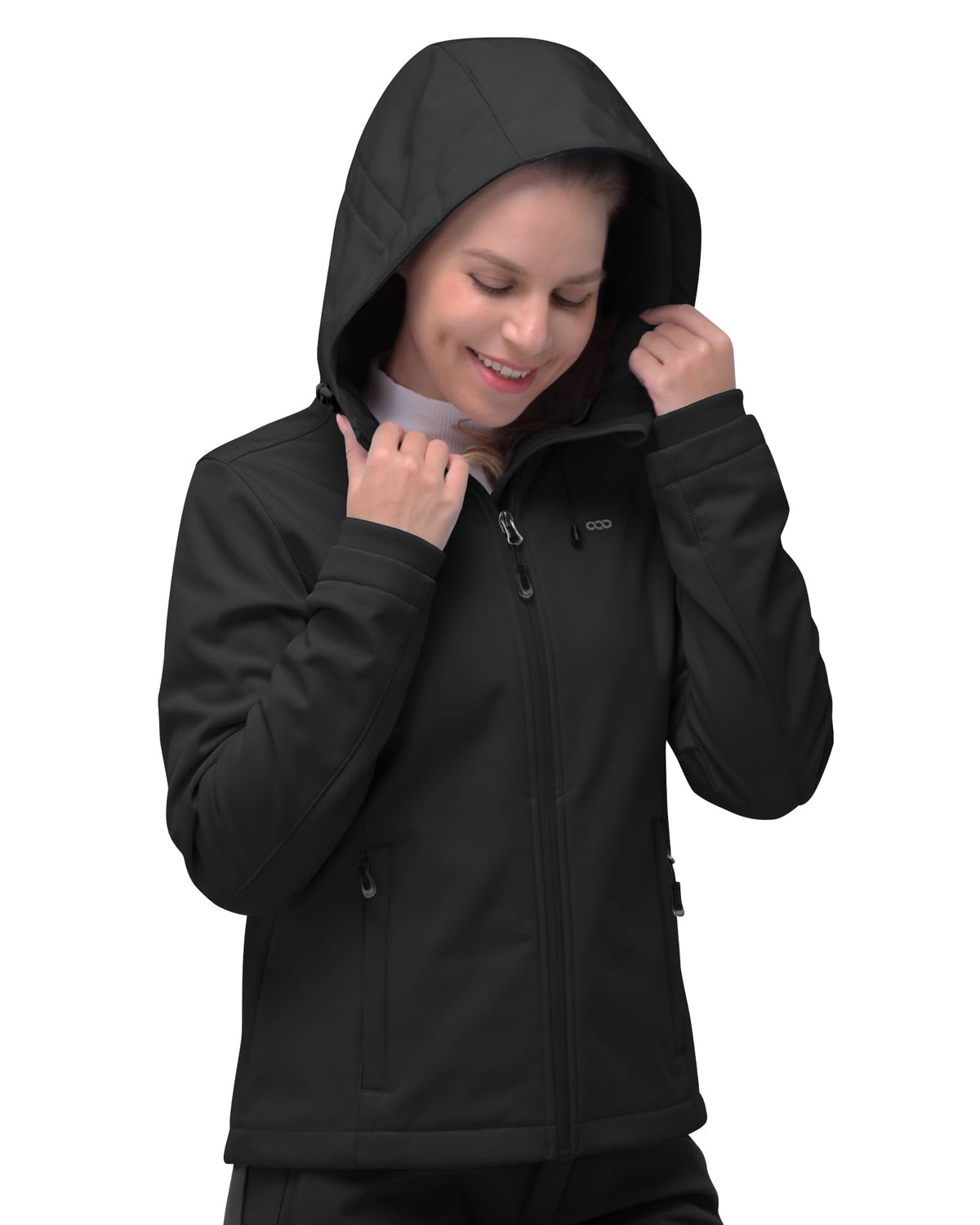 33,000ft Women's Softshell Jacket Waterproof Hooded Fleece Lined Rain Coat 🍁 All In One Marketplace Canada