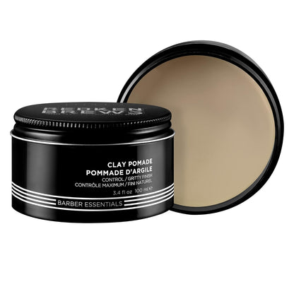 Redken Brews Styling Clay Pomade for Men, 100mL