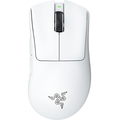 Razer DeathAdder V3 Pro Wireless Gaming Mouse, 64g, 90 Hr Battery, White