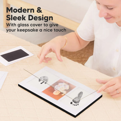 Inkless Hand and Footprint Kit, Boy Girl Newborn Keepsake (Onyx Black) 🍁 All In One Marketplace Canada