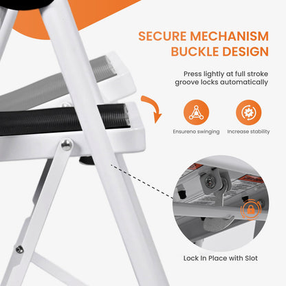 Sweetcrispy 2 Step Ladder, Anti-Slip Pedal Sweetcrispy