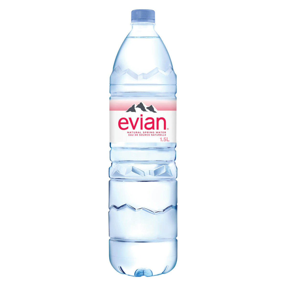 Evian Natural Spring Water 12 × 1.5 L