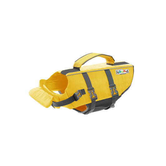Outward Hound Granby Splash Dog Life Jacket with Handle, Reflective Floating Vest for Swimming & Boating, Maximum Buoyancy, All Skill Levels, Small Dogs & Puppies (16–20" Girth), Yellow, Small 🍁 All In One Marketplace Canada