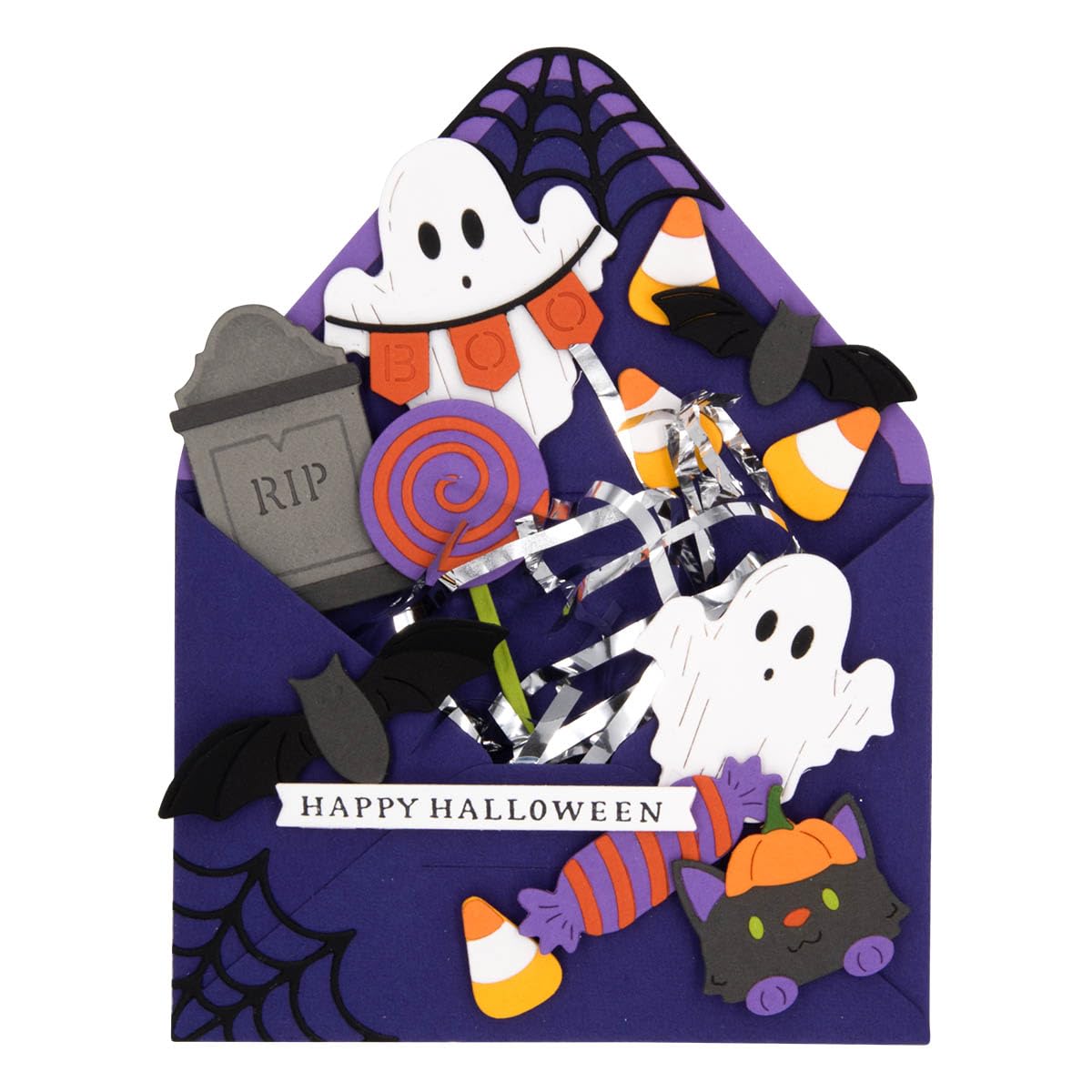 Spellbinders Halloween Wonder Etched Dies, Metal