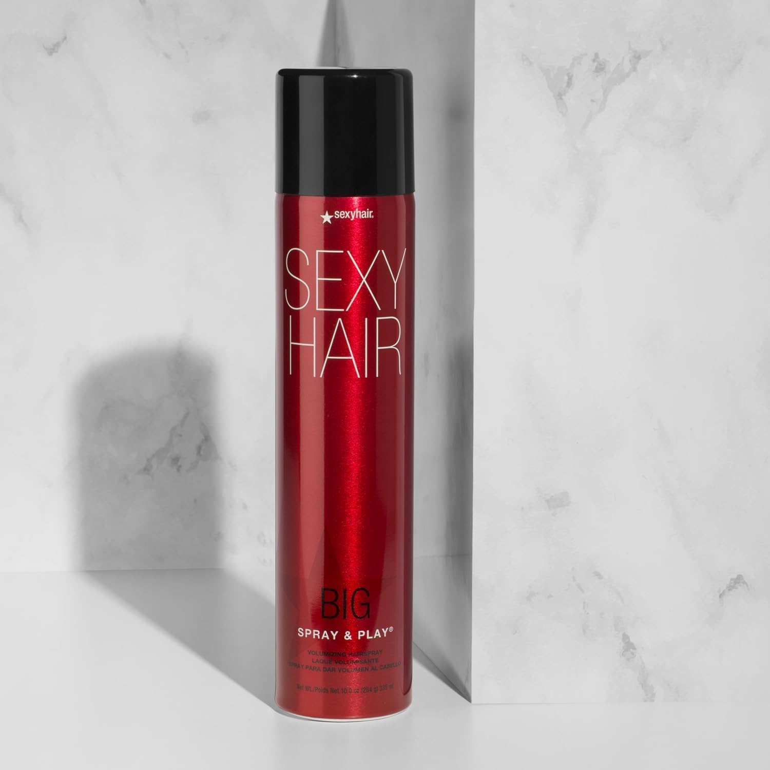 SexyHair Big Spray & Play Volumizing Hairspray, 10 Oz | Hold and Shine | Up to 72 Hour Humidity Resistance | All Hair Types - Available at All In One Marketplace Canada
