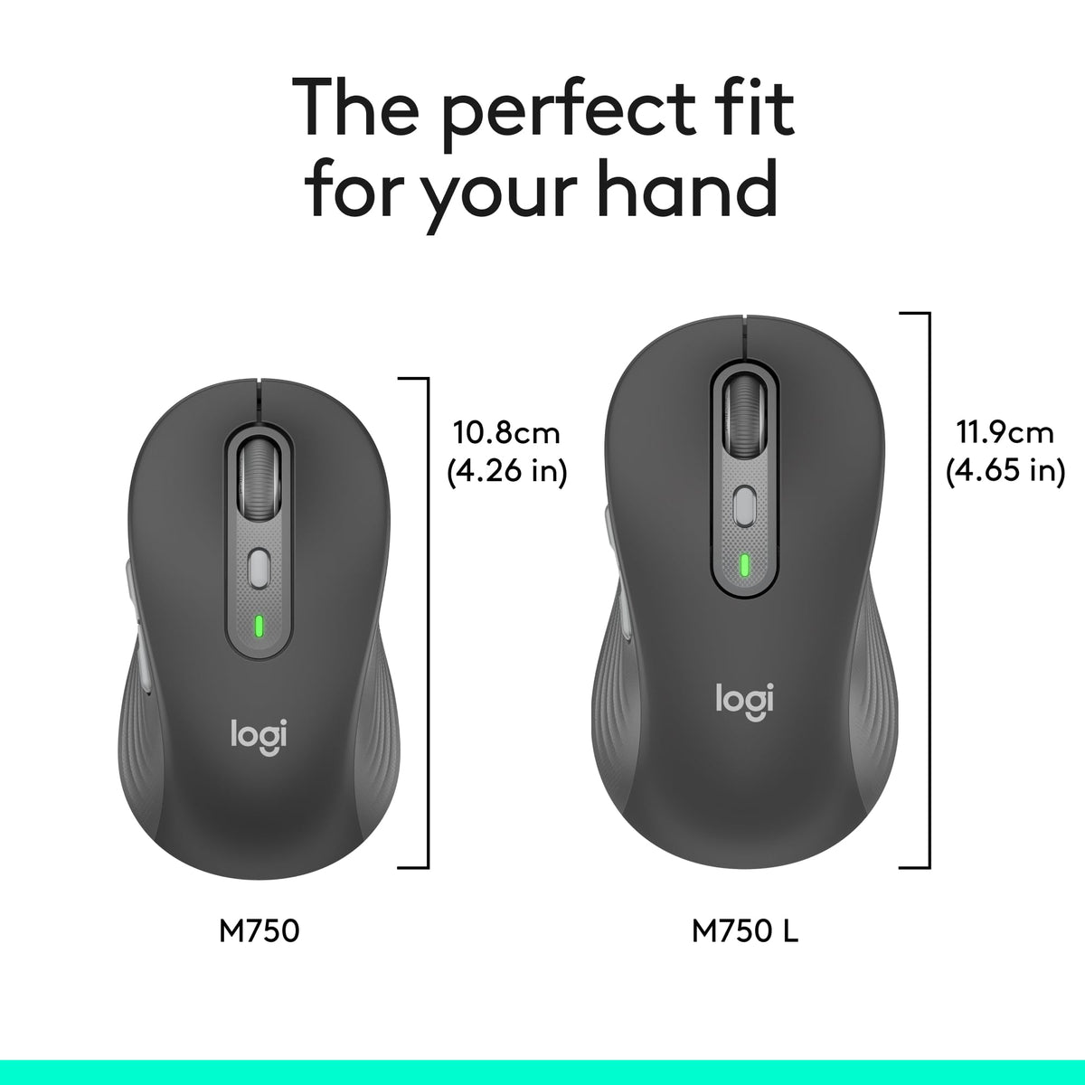Logitech Signature Plus M750 L Wireless Mouse Large Hands - Graphite