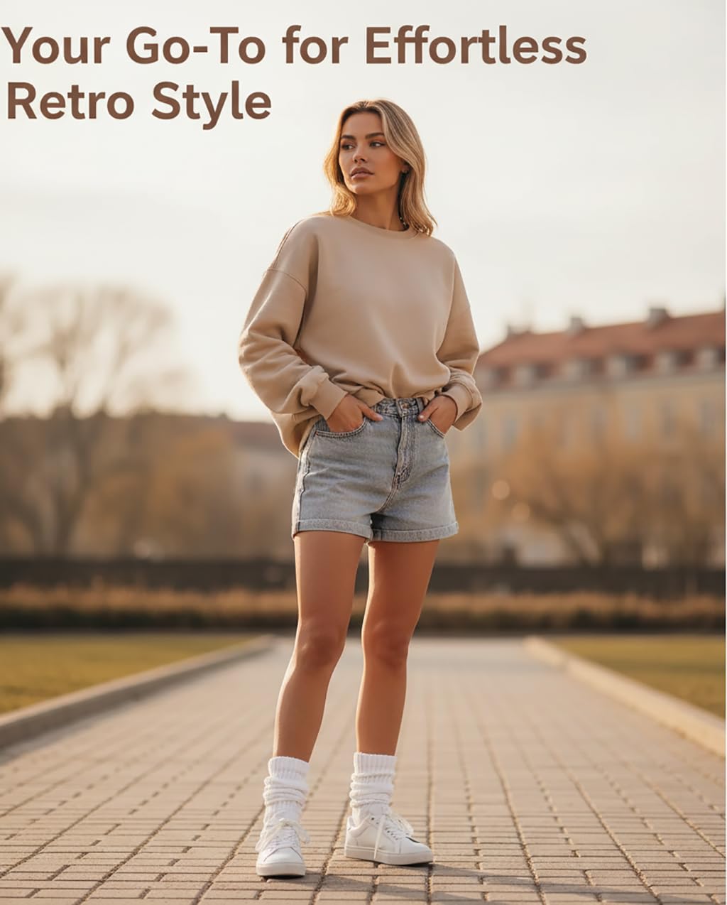 Slouchy Socks for Women Scrunch Crew Winter White Cotton Slouch Sock 🍁 All In One Marketplace Canada