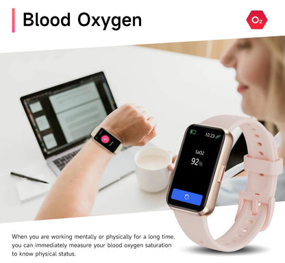 USMECBL Fitness Tracker, Blood Oxygen Heart Rate Sleep 24/7 Health Monitor/Calorie Steps Counter Pedometer Activity Smart watchs/Notifications for Android/iOS Men Women - Available at All In One Marketplace Canada