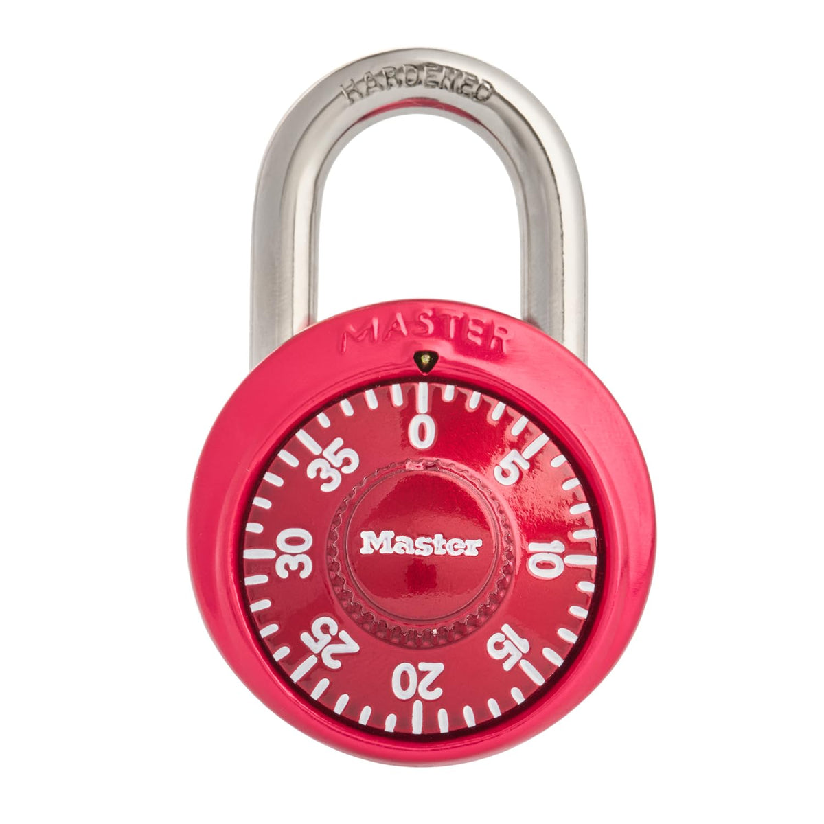 Master Lock 1530T Combination Padlock, Bright Metallic, 2-Pack