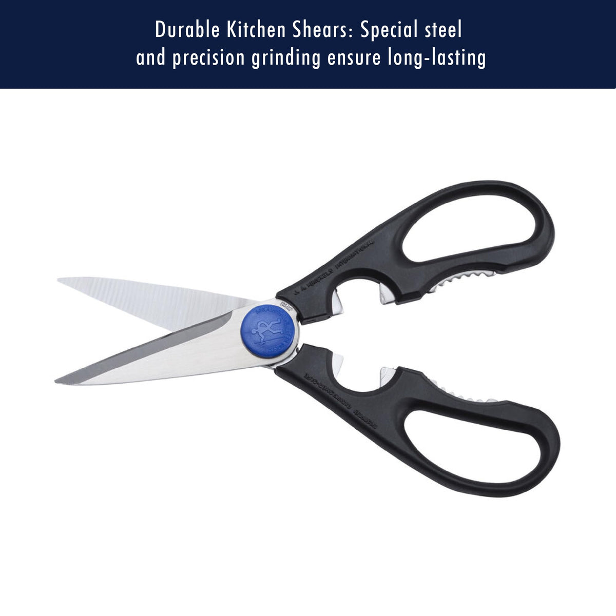 HENCKELS Kitchen Elements 18 cm Kitchen Shears, High-Carbon Stainless Steel