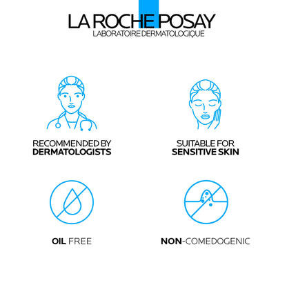 La Roche-Posay Face Cleanser with Pure Vitamin C, Purifying Face Wash to Hydrate Skin with Vitamin C & BHA, Tightens Pores & Boosts Radiance, Safe for All Skin Types, Dermatologist Recommended, 200mL