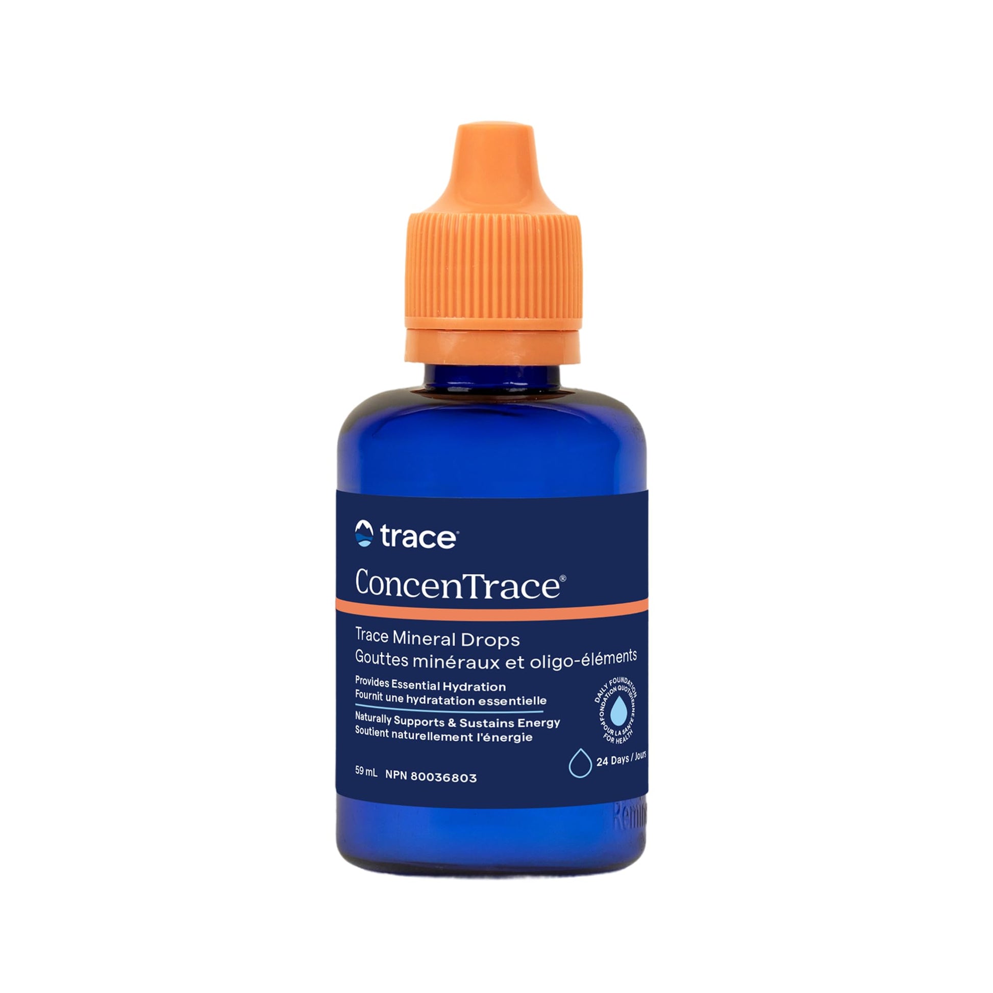 Trace Minerals ConcenTrace Drops | 60 ML | Full Spectrum Minerals | Ionic Liquid Magnesium, Chloride, Potassium | Low Sodium | Energy, Electrolytes, Hydration Trace Minerals