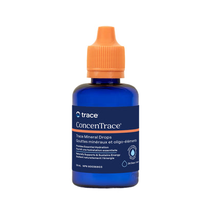 Trace Minerals ConcenTrace Drops | 60 ML | Full Spectrum Minerals | Ionic Liquid Magnesium, Chloride, Potassium | Low Sodium | Energy, Electrolytes, Hydration Trace Minerals