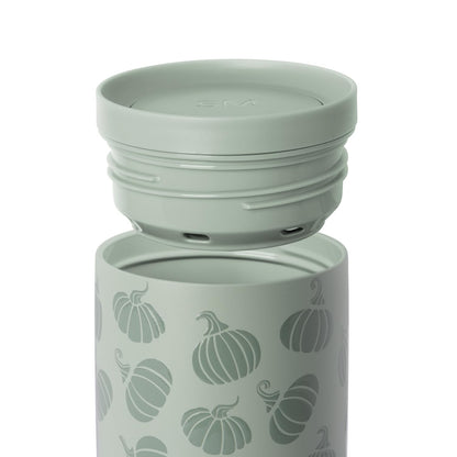 Tasse de voyage pour café Simple Modern Halloween, couvercle 360° | 475 ml | Citrouilles